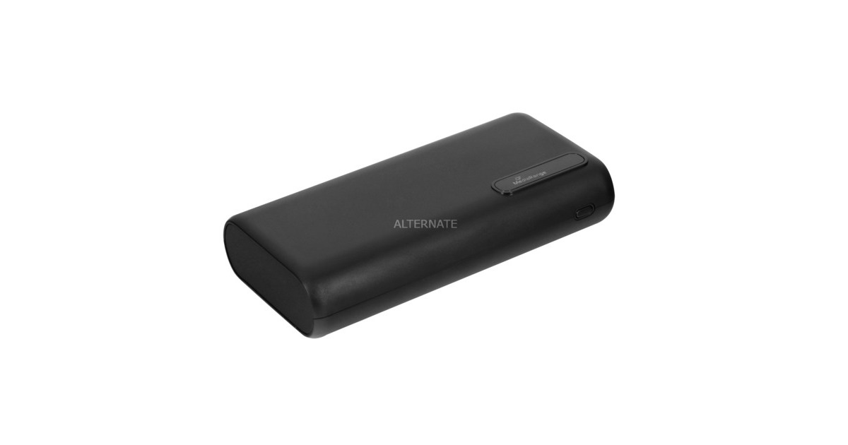 MediaRange Powerbank MR756, 20.000 mAh(schwarz, Power Delivery 3.0, Quick Charge)