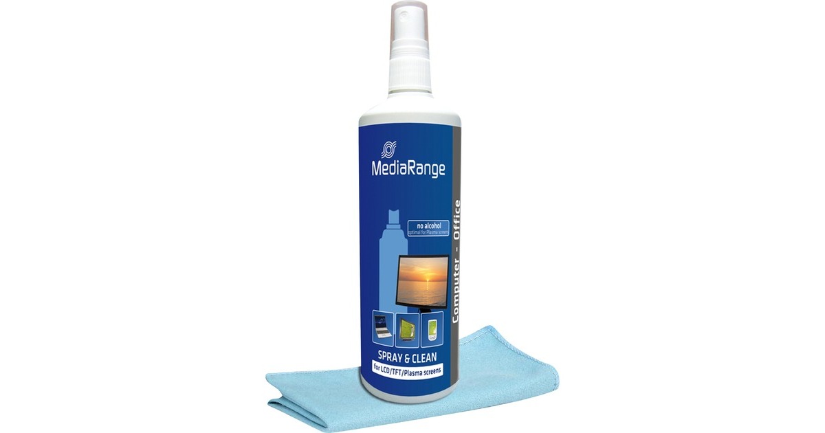 MediaRange Spray & Clean Displays, Reinigungsmittel(250 ml)