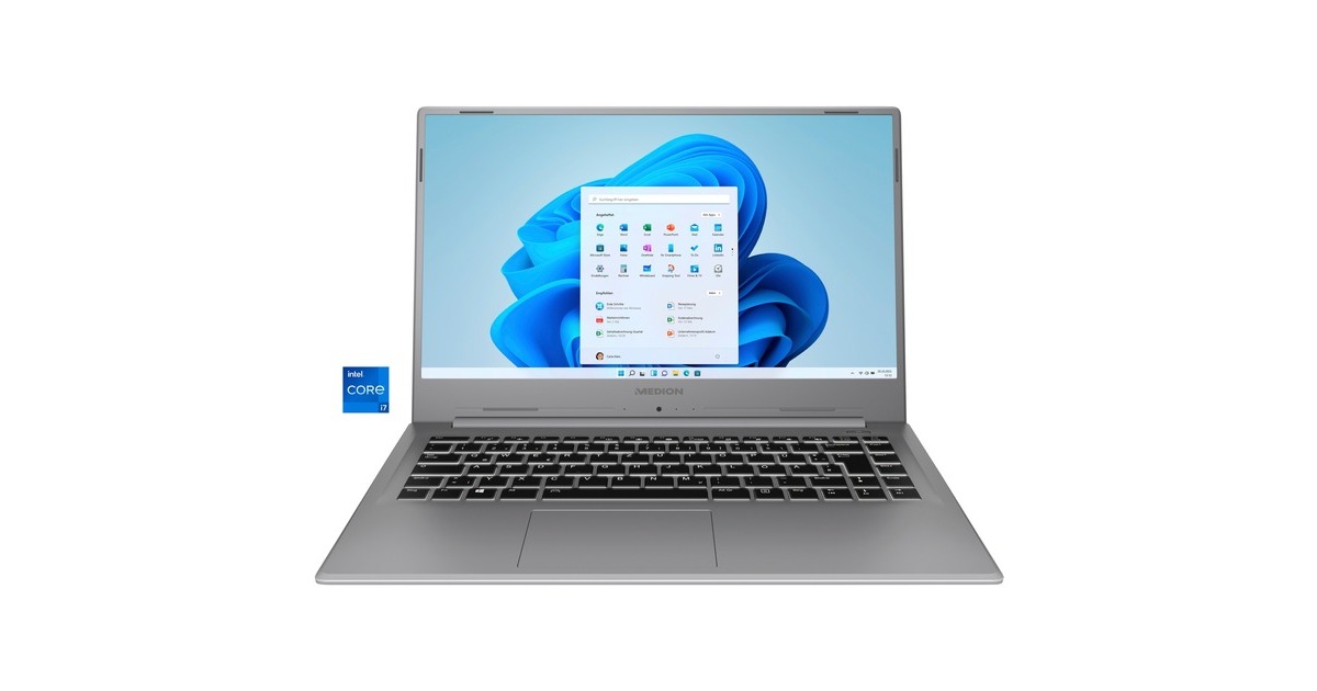 Medion AKOYA S15449 (30036316), Notebook(titan, Windows 11 Home 64-Bit, 39.6 cm (15.6 Zoll), 1 TB SSD)