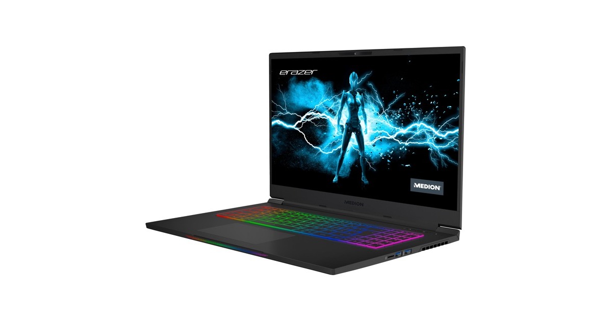 Medion ERAZER Beast X25 (30033700), Gaming-Notebook(schwarz, Windows 11 Home 64-Bit, 43.9 cm (17.3 Zoll) & 165 Hz Display, 1 TB SSD, Outlet)