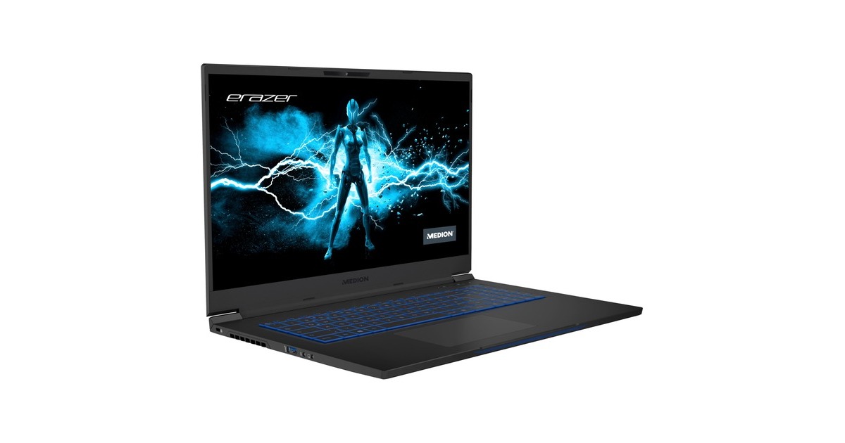 Medion ERAZER Beast X25 (30033700), Gaming-Notebook(schwarz, Windows 11 Home 64-Bit, 43.9 cm (17.3 Zoll) & 165 Hz Display, 1 TB SSD, Outlet)