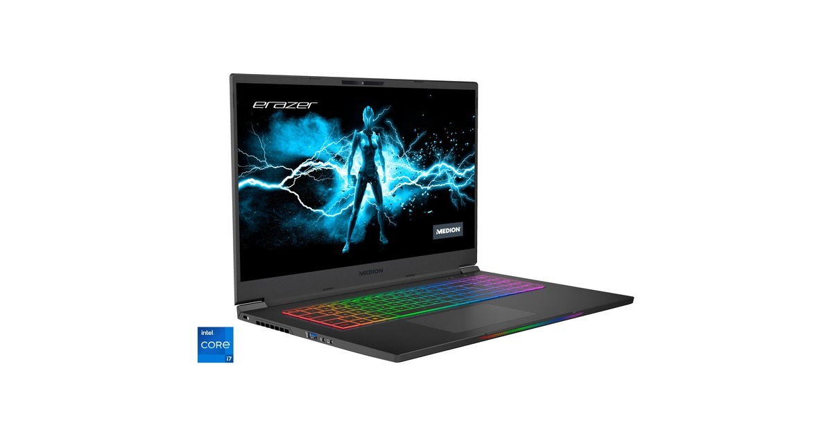Medion ERAZER Beast X30 (30033748), Gaming-Notebook(schwarz, Windows 11 Home 64-BIt, 43.9 cm (17.3 Zoll) & 165 Hz Display, 1 TB SSD)