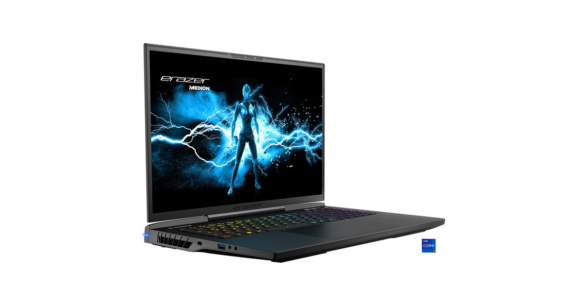 Medion ERAZER Beast X40 (MD62507), Gaming-Notebook(schwarz, Windows 11 Home 64-Bit, 43.2 cm (17 Zoll) & 240 Hz Display, 2 TB SSD)