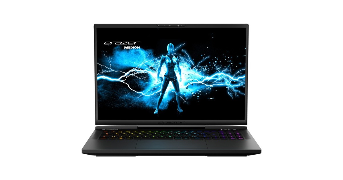 Medion ERAZER Beast X40 (MD62507), Gaming-Notebook(schwarz, Windows 11 Home 64-Bit, 43.2 cm (17 Zoll) & 240 Hz Display, 2 TB SSD)