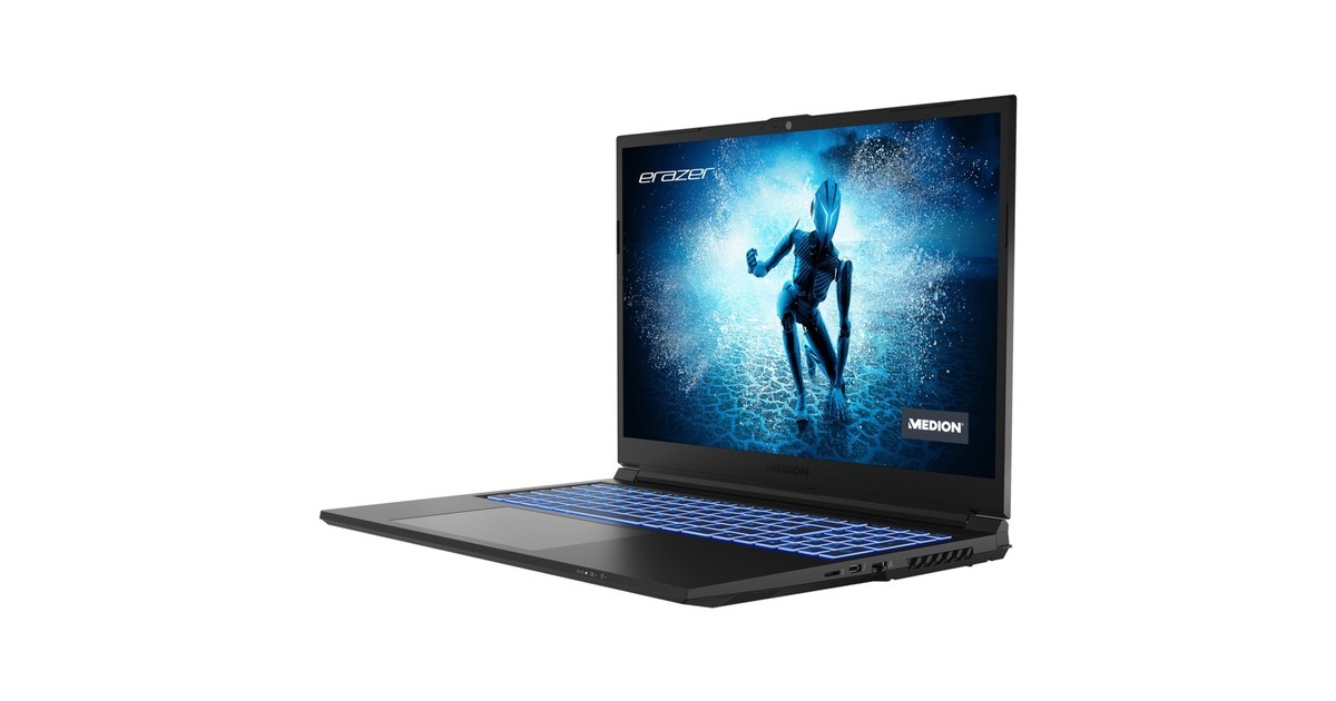 Medion ERAZER Specialist P10 (MD62434), Gaming-Notebook(schwarz, Windows 11 Home 64-Bit, 40.6 cm (16 Zoll) & 165 Hz Display, 512 GB SSD)