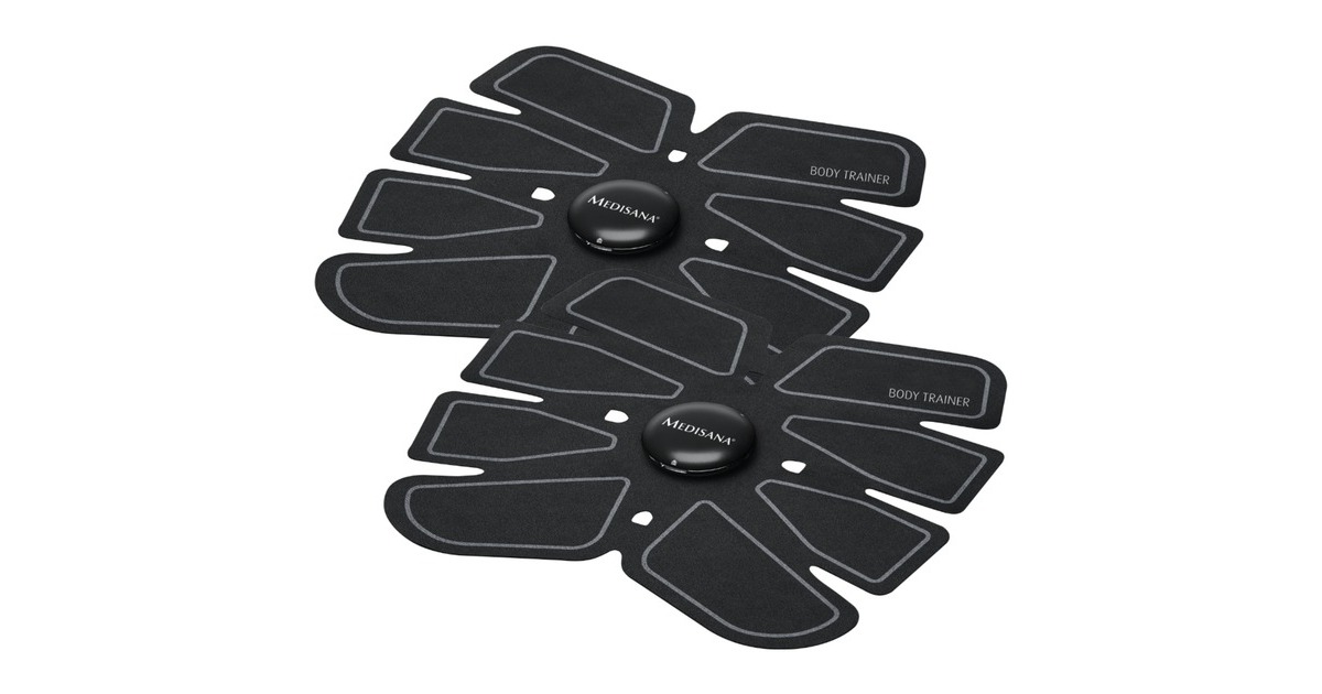 Medisana 2er Set Nachkauf Set "Bauch" 79525, Massagegerät(schwarz)