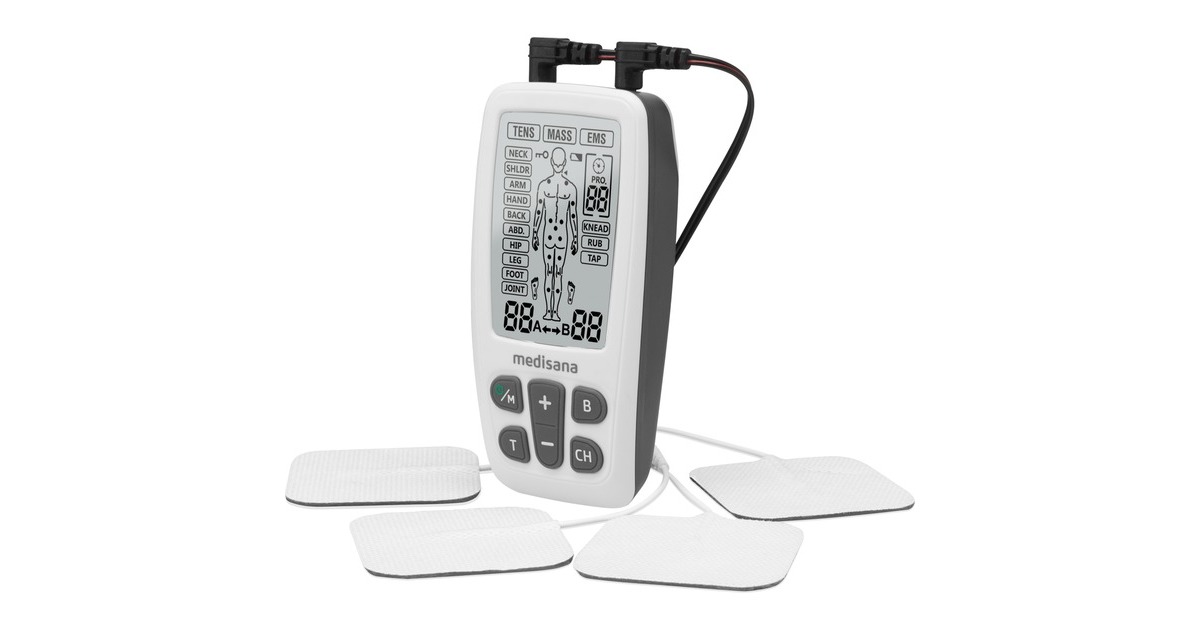 Medisana 3-in-1 Elektrotherapiegerät TT 200 Tens, Massagegerät(weiß/grau)