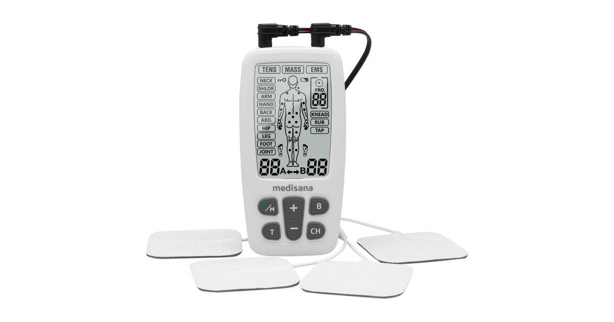Medisana 3-in-1 Elektrotherapiegerät TT 200 Tens, Massagegerät(weiß/grau)