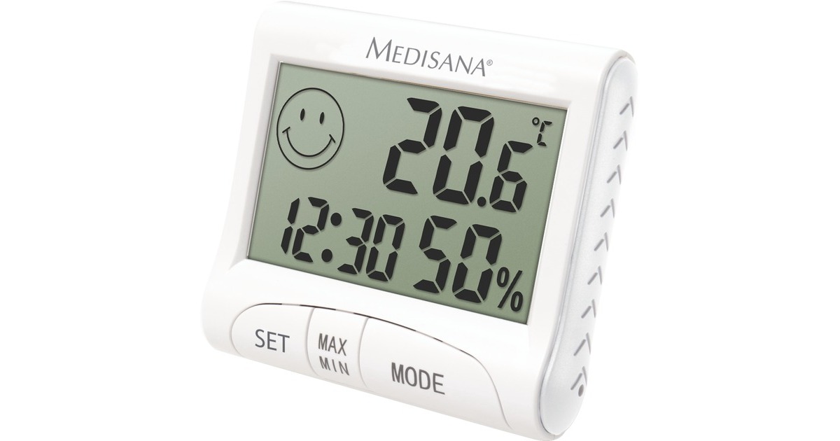 Medisana Digital Thermo-Hygrometer HG 100, Tischuhr(weiß)