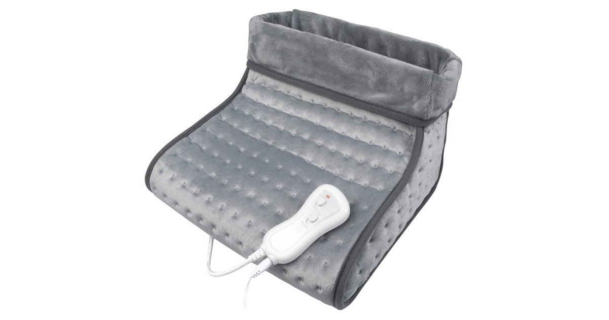 Medisana FW100, Fußwärmer(hellgrau/dunkelgrau, Inkl. Massagefunktion)