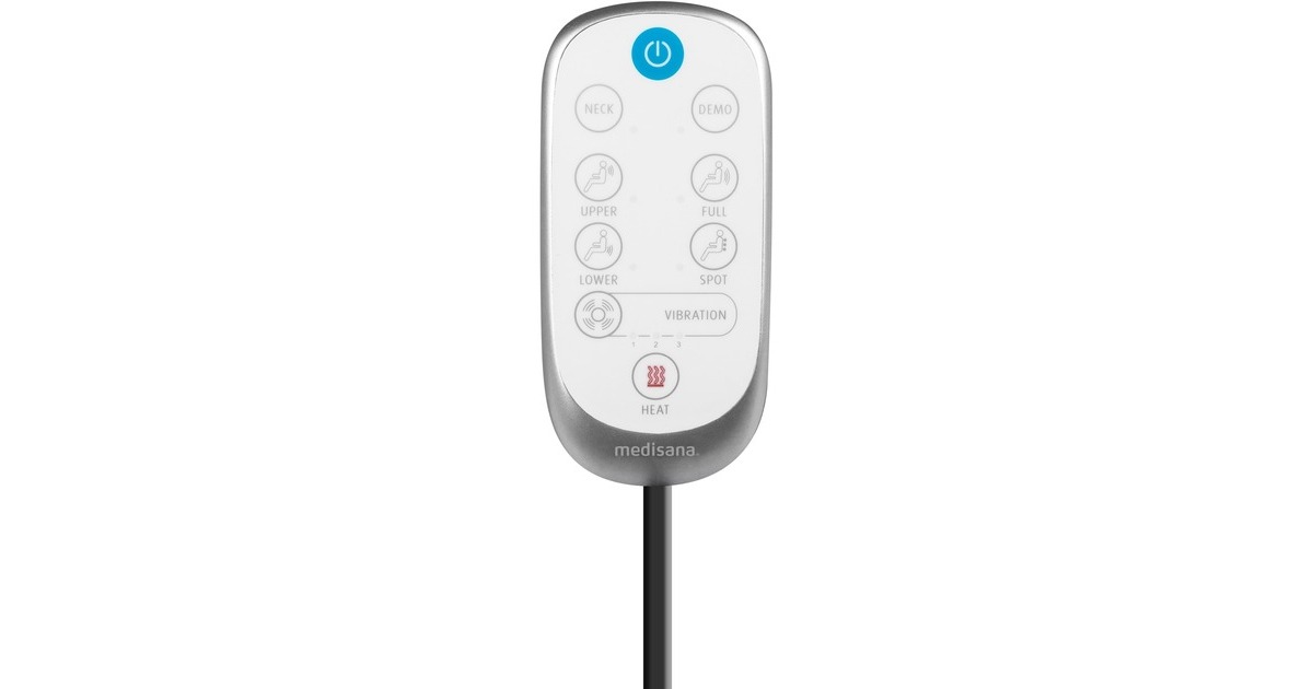 Medisana Komfort Shiatsu-Massagesitzauflage MCG 810, Massagegerät(grau)