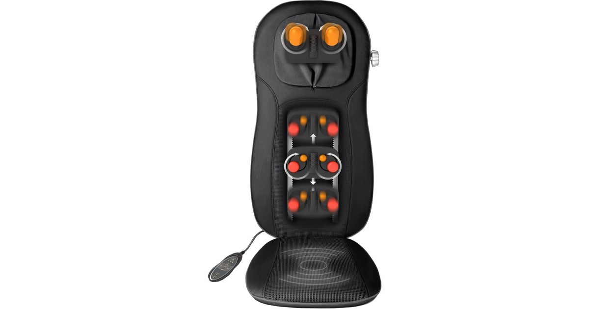Medisana MCN Pro Shiatsu-Massagesitzauflage, Massagegerät(schwarz)