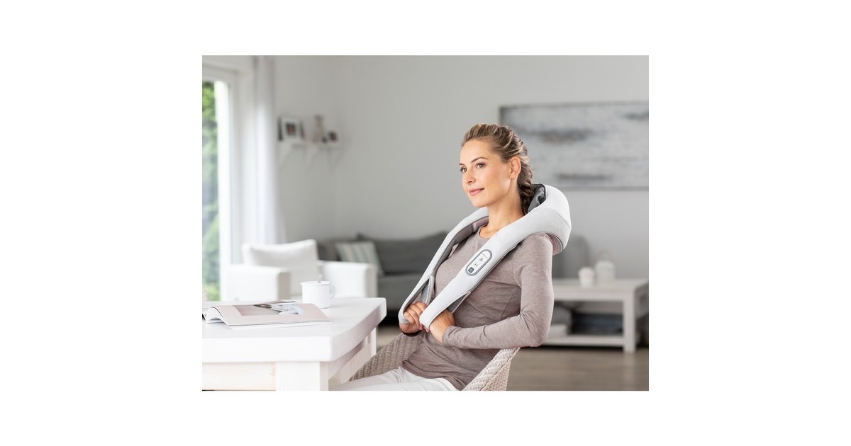 Medisana Shiatsu Nacken-Massagegerät NM 860(weiß/grau)