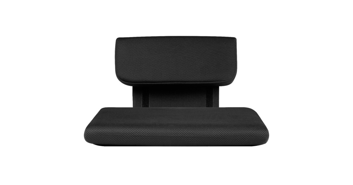 Medisana Wärme-Keilkissen mit Lendenwirbelstütze OL 350, Heizkissen(schwarz)