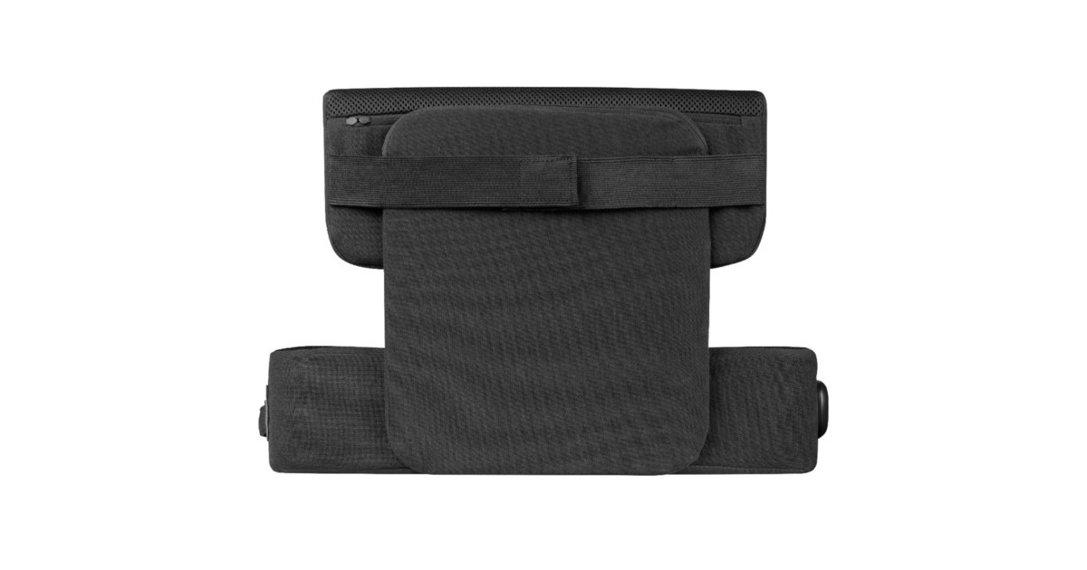 Medisana Wärme-Keilkissen mit Lendenwirbelstütze OL 350, Heizkissen(schwarz)