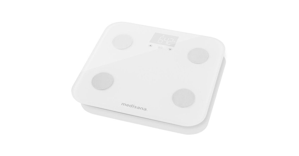 Medisana connect WiFi & Bluetooth Körperanalysewaage BS 600(weiß)