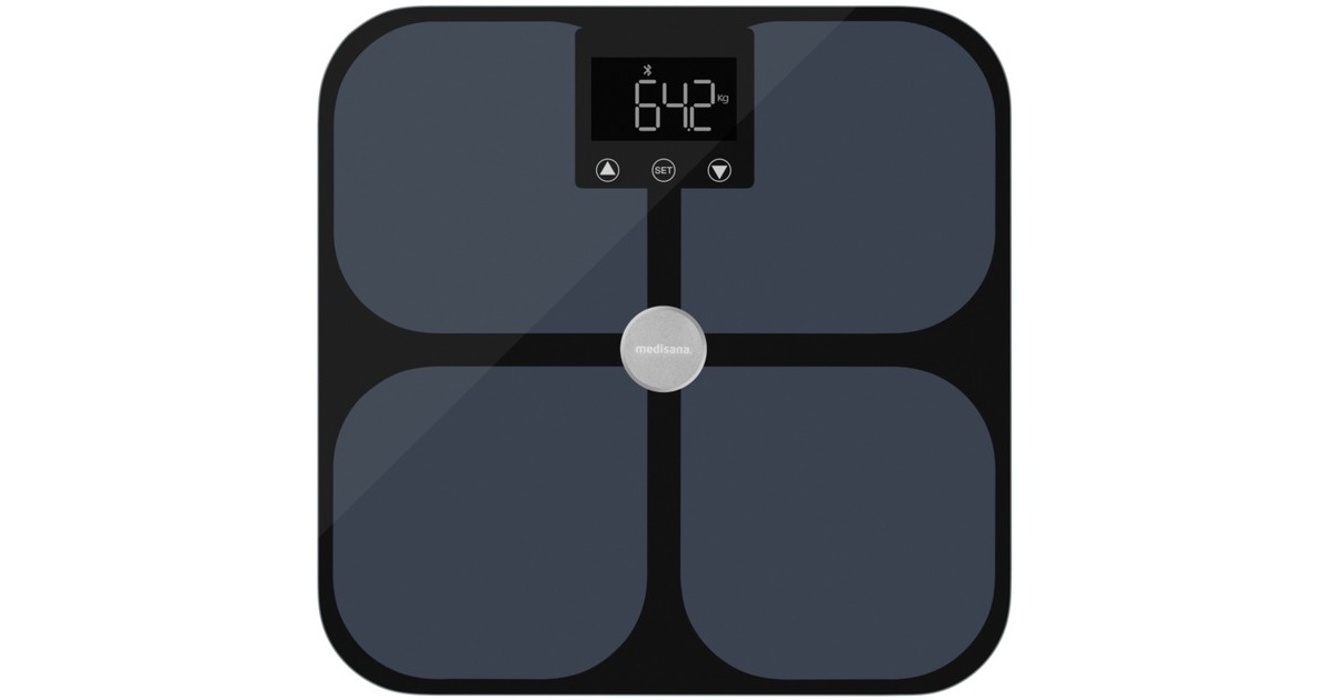 Medisana connect WiFi & Bluetooth Körperanalysewaage BS 650(schwarz)