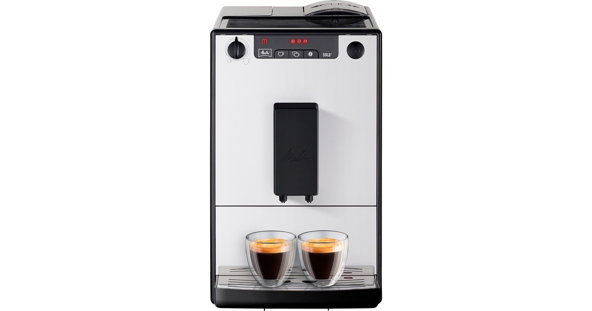 Melitta Caffeo Solo E950-766 EU, Vollautomat(silber, Pure Silver)