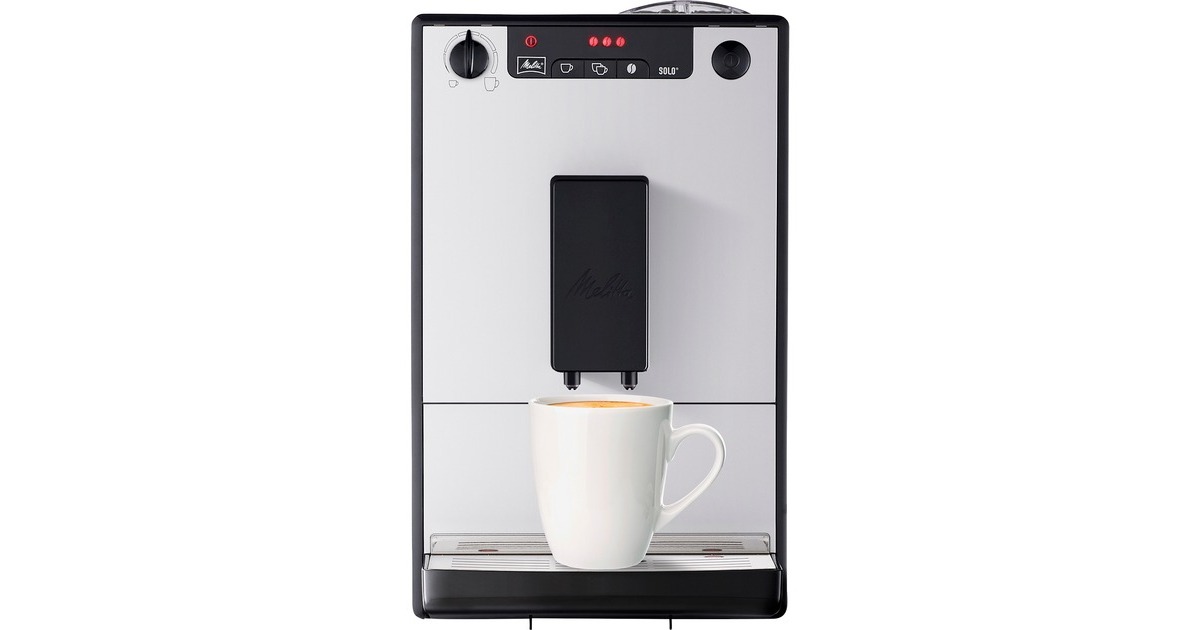 Melitta Caffeo Solo E950-766 EU, Vollautomat(silber, Pure Silver)