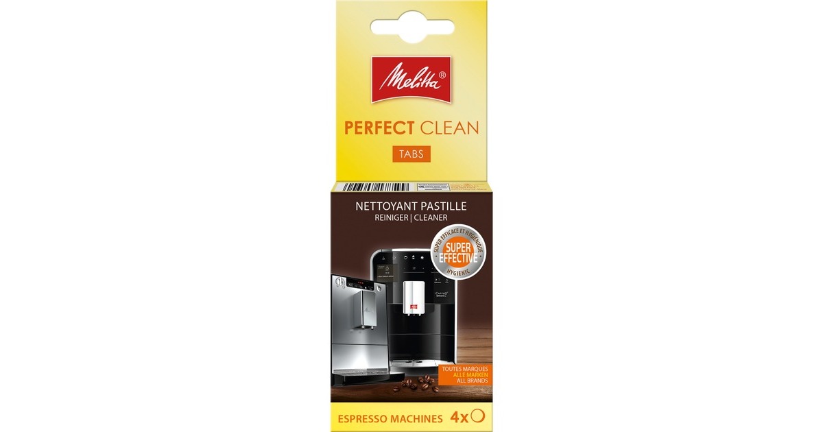 Melitta PERFECT CLEAN Espresso, Reinigungsmittel(4 Stück)