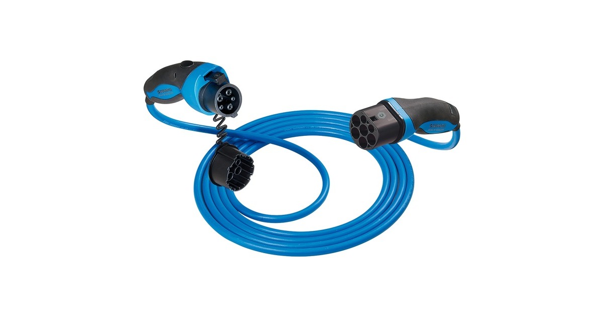 Typ 1, 20A, 1PH(blau/schwarz, 7,5 Meter)