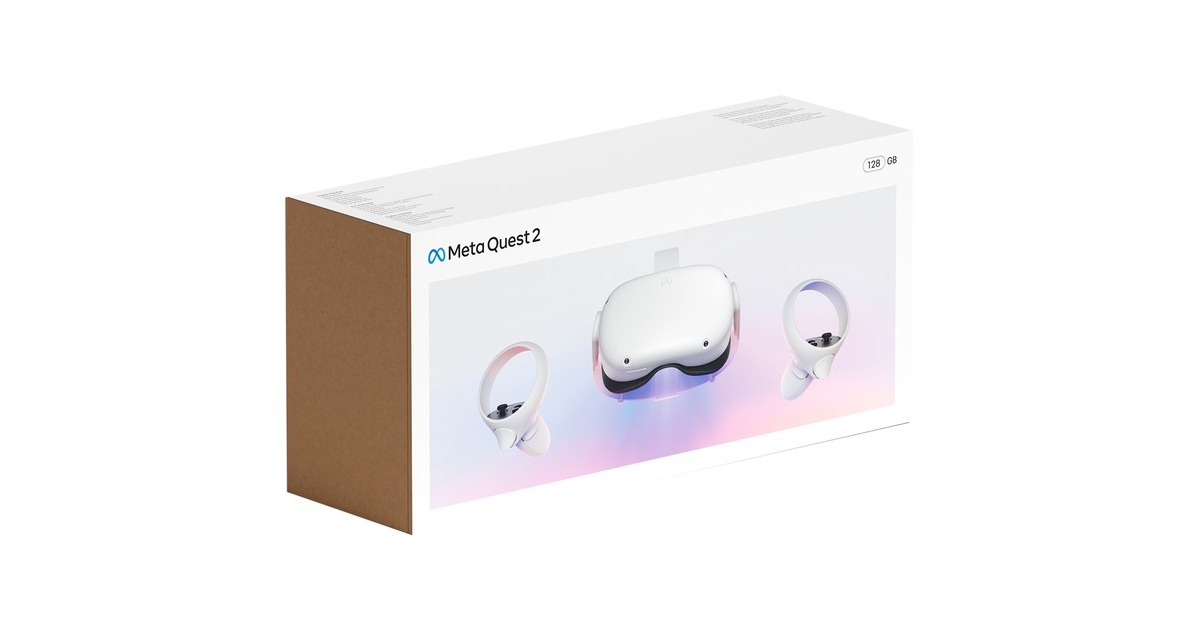 Meta Quest 2 128 GB, VR-Brille(weiß, All-in-One-Gamingsystem)