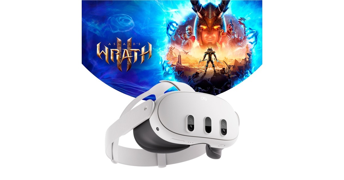 Meta Quest 3 128 GB Asgard's Wrath 2 Bundle, VR-Brille(weiß, All-in-One-Gamingsystem) Meta Quest 3 128 GB Asgard's Wrath 2 Bundle, VR-Brille(weiß, All-in-One-Gamingsystem)