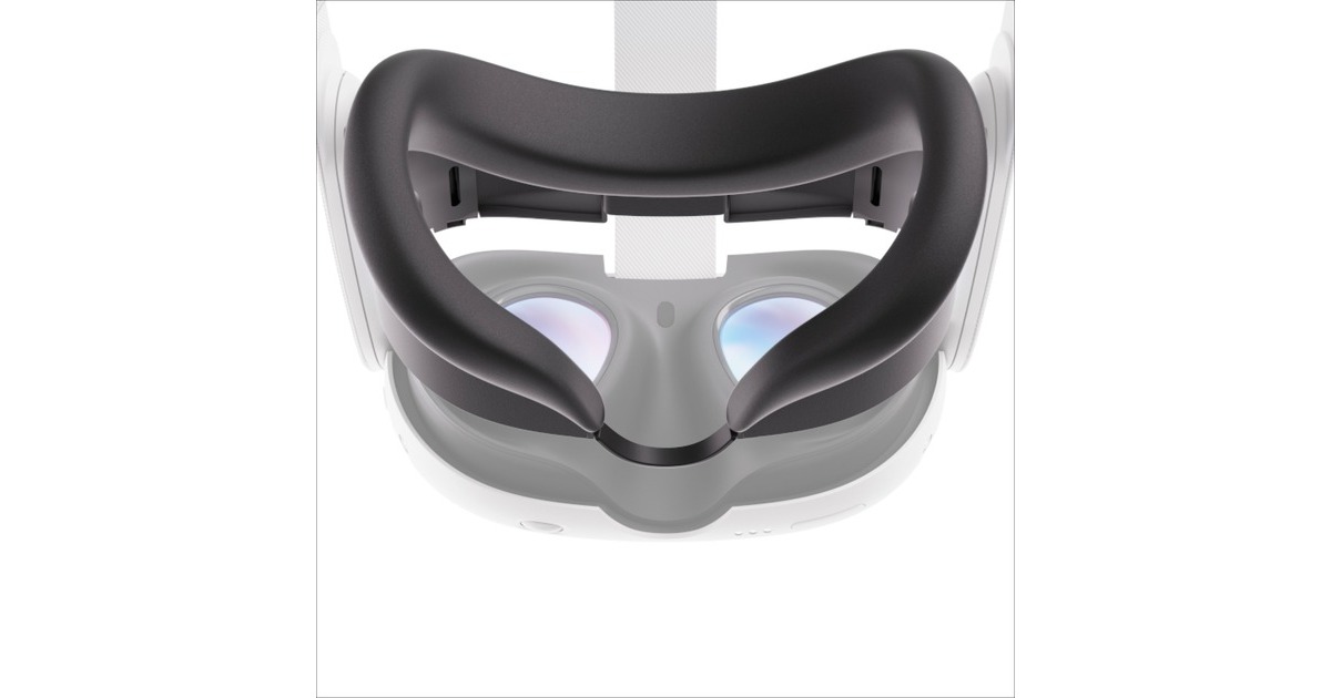 Meta Quest 3 Headset-Einlage aus Silikon, Stütze(schwarz)