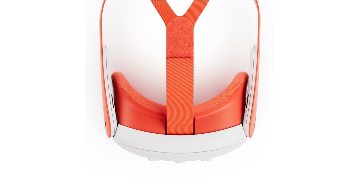 Meta Quest 3 Headset-Einlage und Headset-Riemen (Blood Orange)(orange)