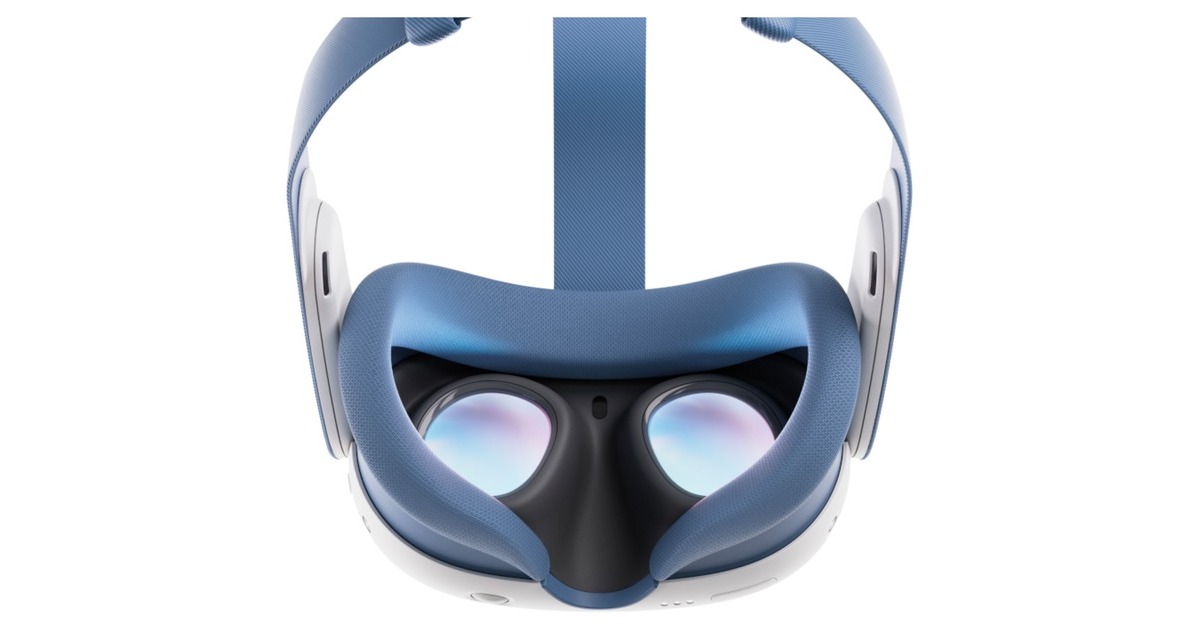 Meta Quest 3 Headset-Einlage und Headset-Riemen (Elemental Blue)(blau)