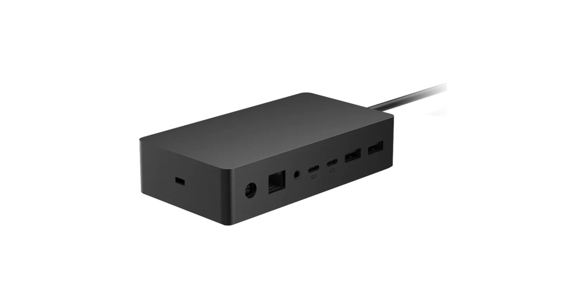 Microsoft Surface Dock 2 Commercial, Dockingstation(schwarz, USB-C, USB-A)