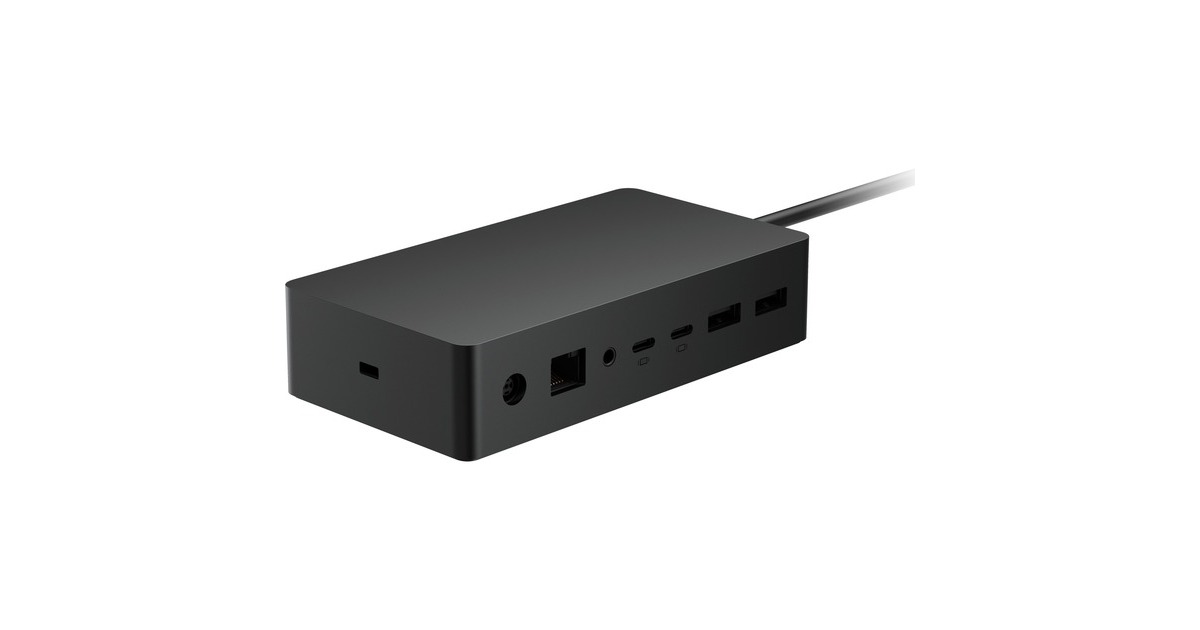 Microsoft Surface Dock 2 Consumer, Dockingstation(schwarz, USB-C, USB-A)