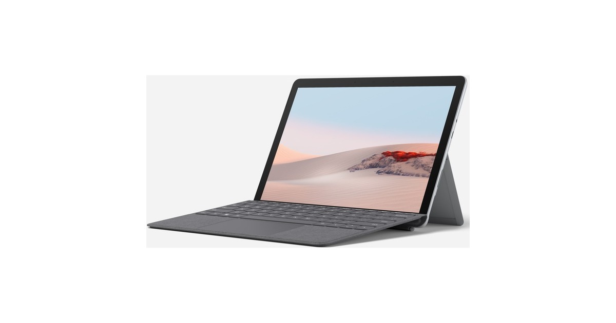 Microsoft Surface Go Type Cover for Business, Tastatur(blaugrau, DE-Layout, für Surface Go 3, Surface Go 2 und Surface Go)