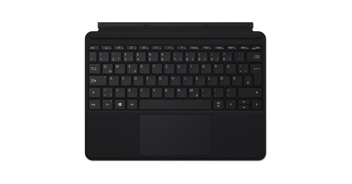 Microsoft Surface Go Type Cover for Business, Tastatur(schwarz, DE-Layout, für Surface Go 3, Surface Go 2 und Surface Go)
