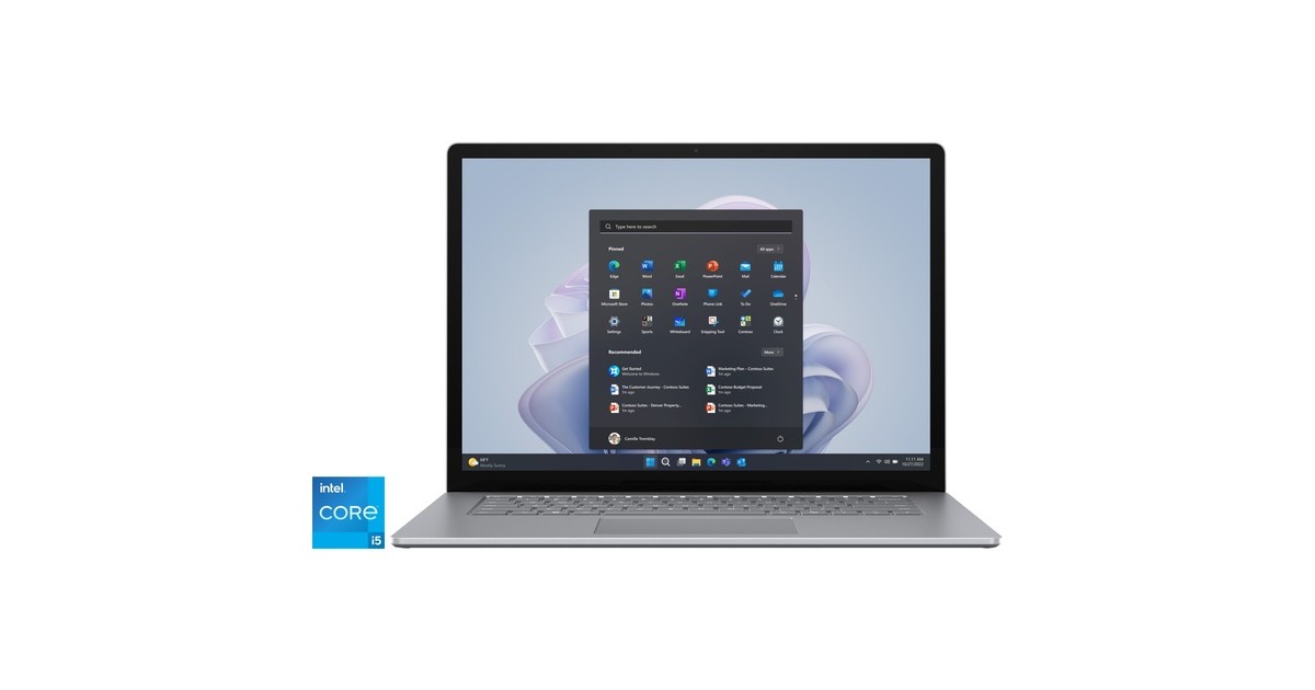 Microsoft Surface Laptop 5 Commercial, Notebook(schwarz, Windows 10 Pro, 256GB, i5, 34.3 cm (13.5 Zoll), 256 GB SSD)