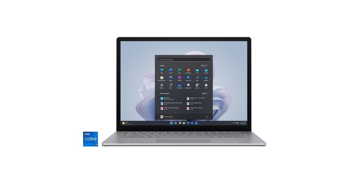 Microsoft Surface Laptop 5 Commercial, Notebook(platin, Windows 10 Pro, 2556GB, i7, 34.3 cm (13.5 Zoll), 256 GB SSD)