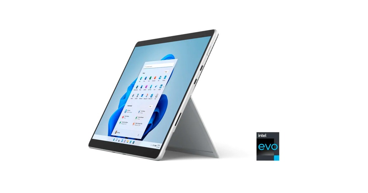 Microsoft Surface Pro 8 Commercial, Tablet-PC(platin, Windows 11 Pro, 512GB, i5)