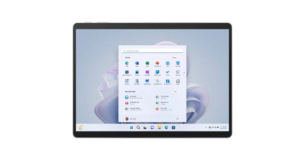 Microsoft Surface Pro 9 Commercial, Tablet-PC(platin, Windows 11 Pro, 256GB, SQ3, 5G)