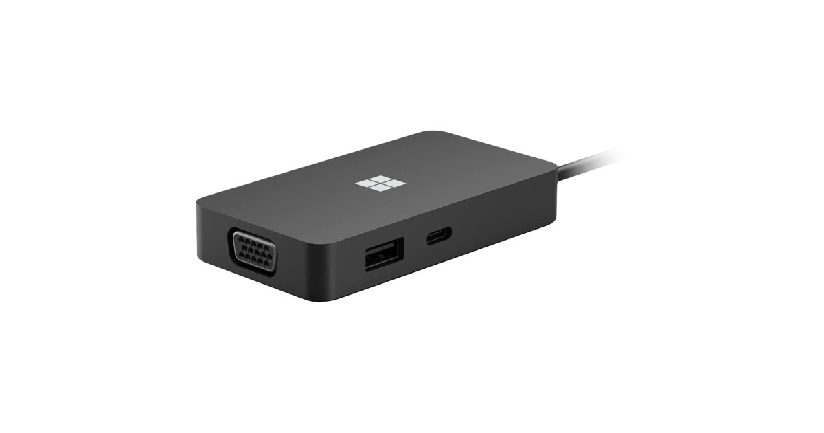 Microsoft USB-C Travel Hub, Dockingstation(schwarz)