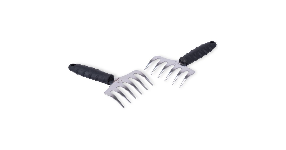 Moesta BBQ Claws 2 - Pulled Pork Krallen, Grillbesteck(edelstahl/schwarz, 2 Stück)