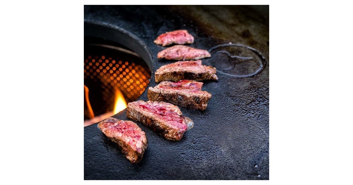 Moesta BBQ Disk Plancha, Feuerplatte für Kugelgrills, Grillplatte(anthrazit, einzeln)