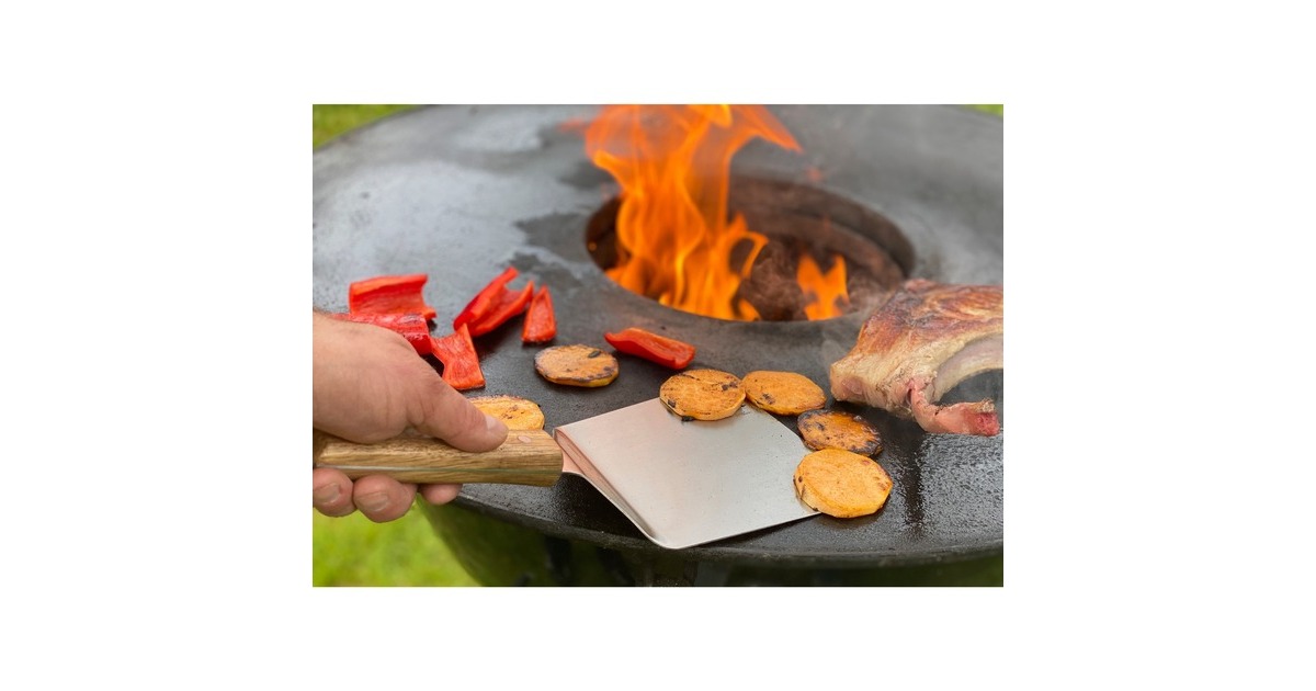 Moesta BBQ Spachtel für BBQ Disk, Wender(edelstahl/holz)