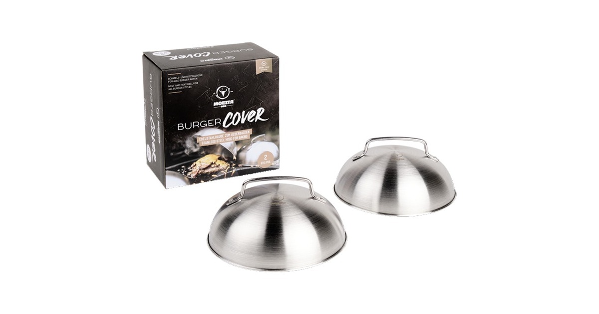 Moesta BurgerCover, 2er Set, Abdeckung(edelstahl) Moesta BurgerCover, 2er Set, Abdeckung(edelstahl)