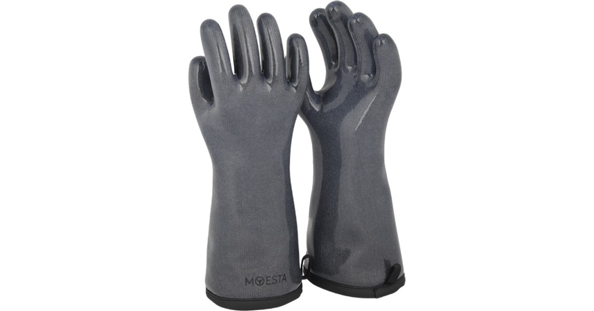 Moesta Grillhandschuhe HeatPro Gloves, Gr. L(anthrazit, 2 Stück)