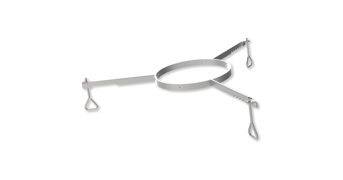 Moesta Höhenversteller für BBQ-Disk, Halterung(silber) Moesta Höhenversteller für BBQ-Disk, Halterung(silber)