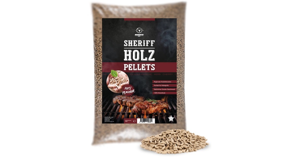 Moesta Hartholz Pellets Kirsche, 5kg, Brennstoff