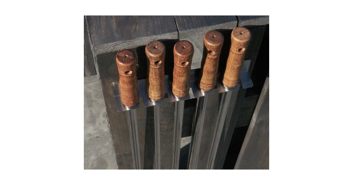 Moesta Spießhalterung für 5 Churrasco-Spieße(edelstahl)