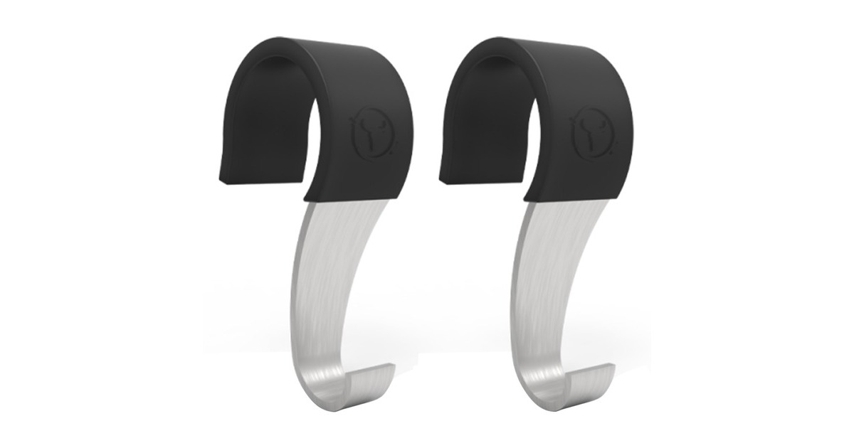 Moesta The Hook, Haken für Sheriff & Bandit(schwarz/edelstahl, 2 Stück) Moesta The Hook, Haken für Sheriff & Bandit(schwarz/edelstahl, 2 Stück)