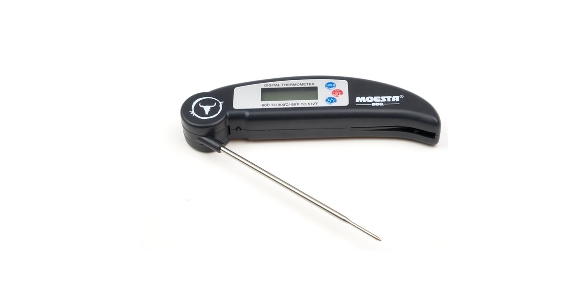 Moesta Thermometer No.1 Das BBQ-Grillthermometer(schwarz)