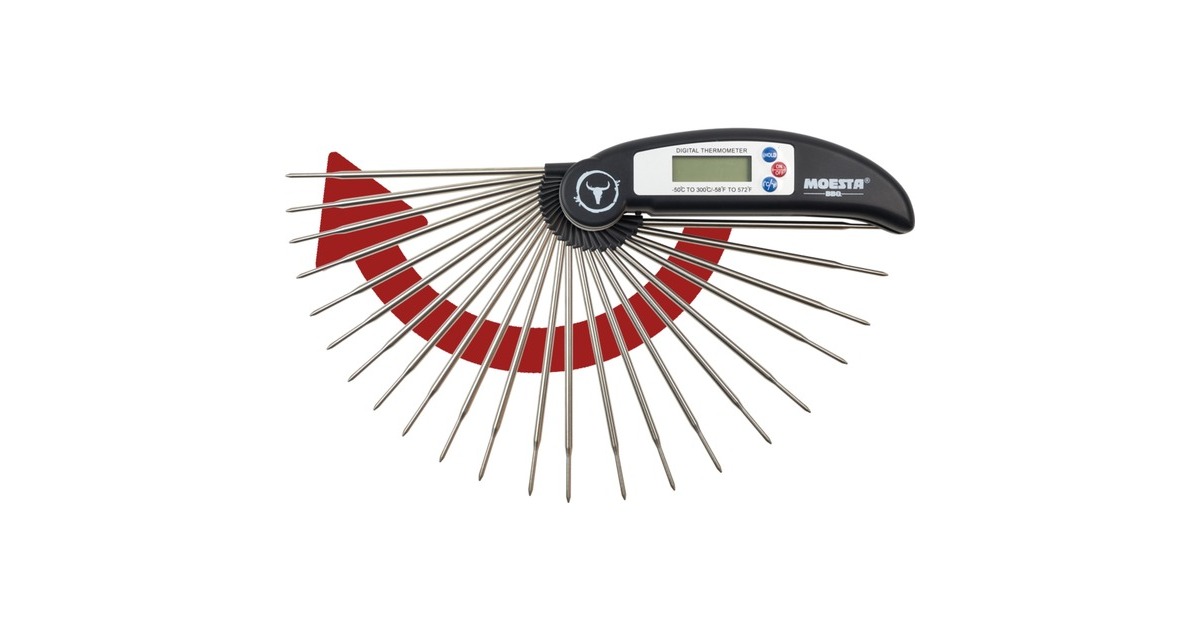 Moesta Thermometer No.1 Das BBQ-Grillthermometer(schwarz)